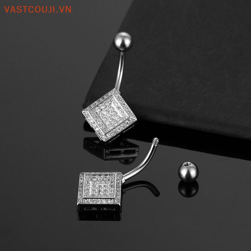 Khuyên Rốn Đính Đá Zircon Lấp Lánh Thời Trang Cho Nữ