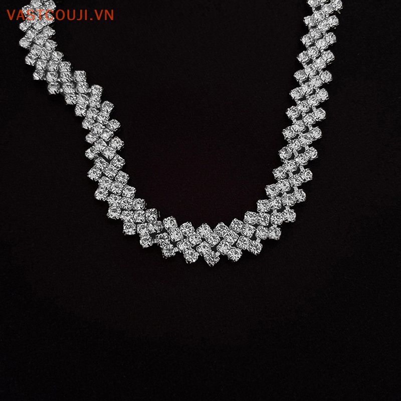 Vòng Cổ Choker Đính Đá Thời Trang Dành Cho Nữ