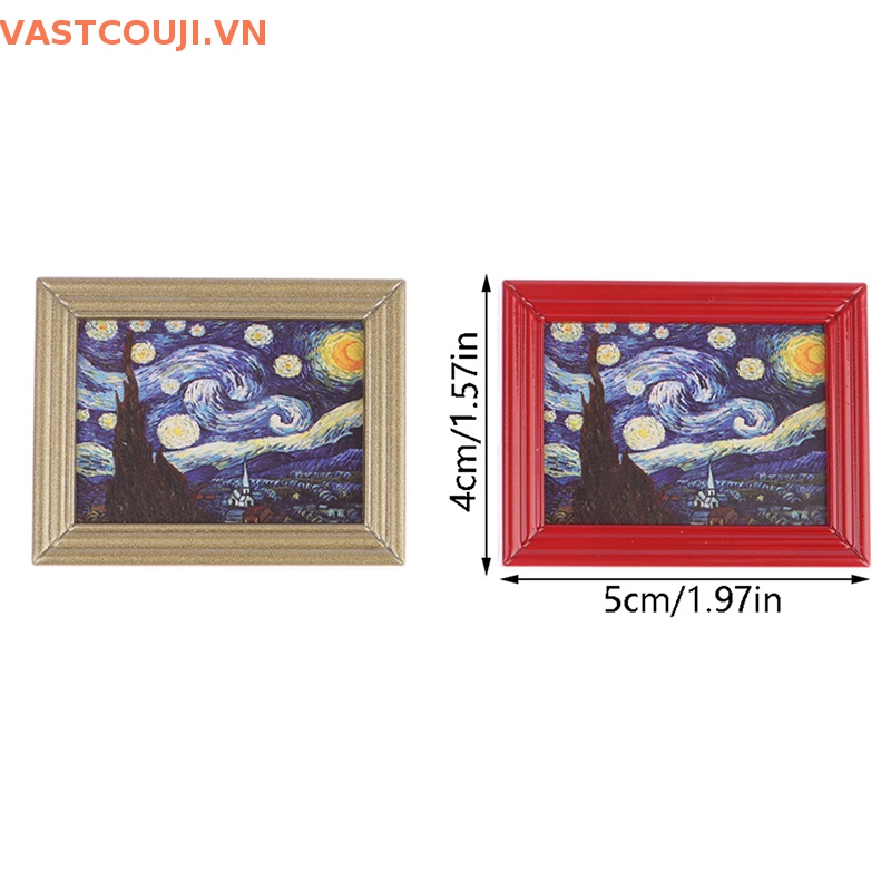 Tranh Treo Tường Họa Tiết Bầu Trời Sao Tỉ Lệ 1: 12 Trang Trí Nhà Búp Bê