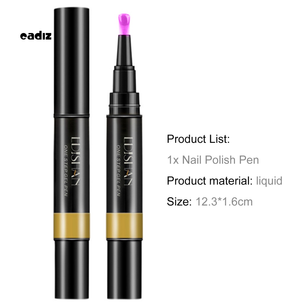 Bút Gel Sơn Móng Một Bước 3 Trong 1 Thoải Mái Tiện Dụng