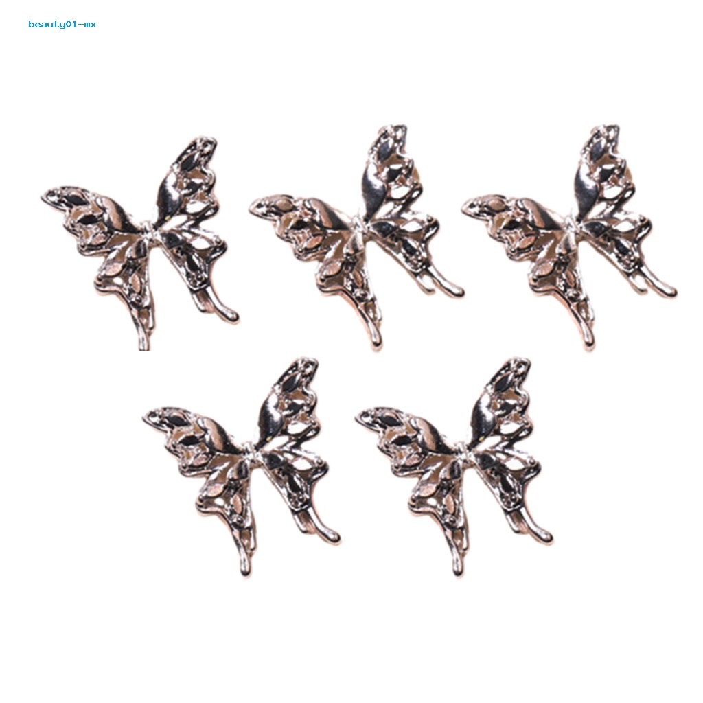 Bộ 5 Phụ Kiện Trang Trí Móng Tay Hình Nơ Sang Trọng