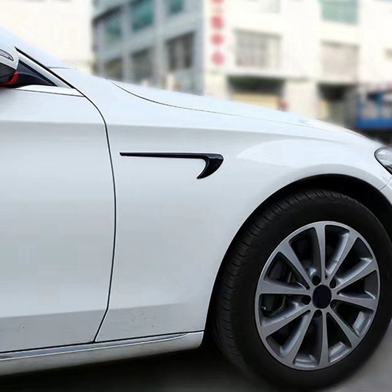 FENDER Bộ 2 Miếng Dán Trang Trí Tấm Chắn Bùn Cho Mercedes Benz E Class W213 C-Class W205 Refit E63S AMG