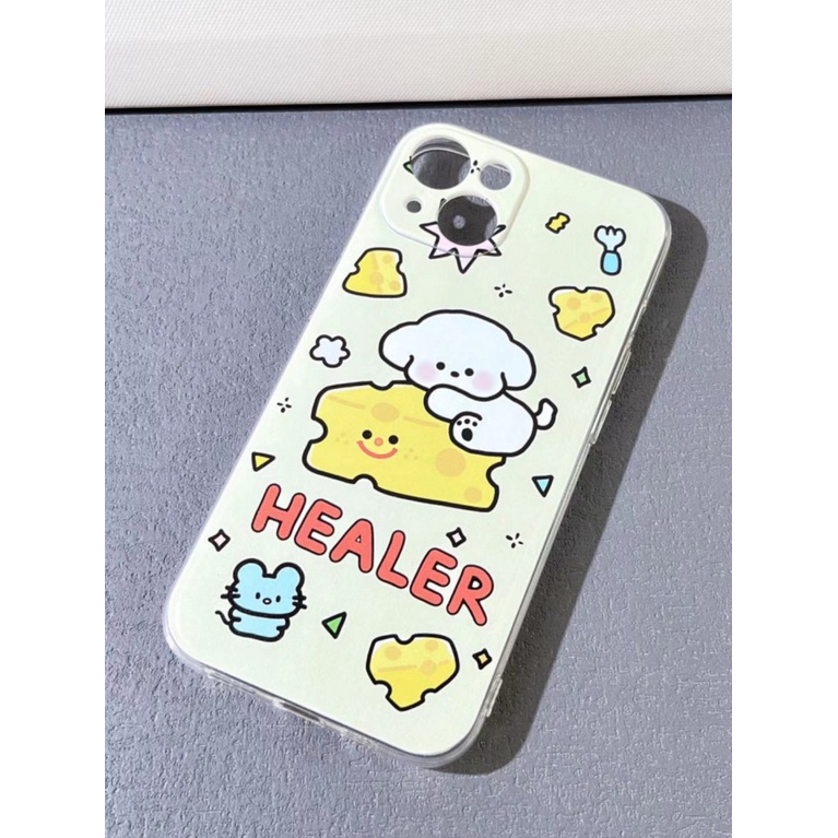 ✅Ốp Điện Thoại Mềm Họa Tiết Phô Mai Dễ Thương Cho Iphone 8 14pro Youth 713