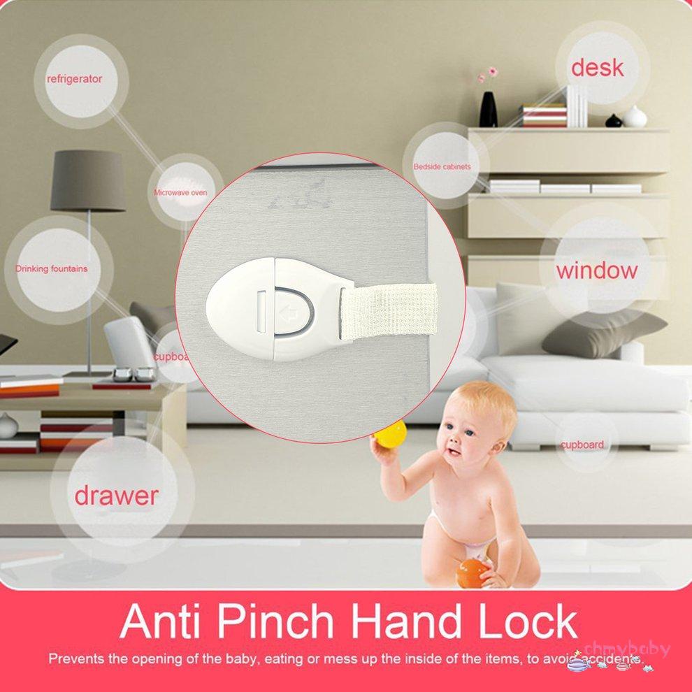 [Sẵn sàng] Sản phẩm bảo vệ trẻ sơ sinh Ngăn kéo cửa tủ Tủ lạnh Nhà Ổ khóa an toàn đa chức năng [P/18]