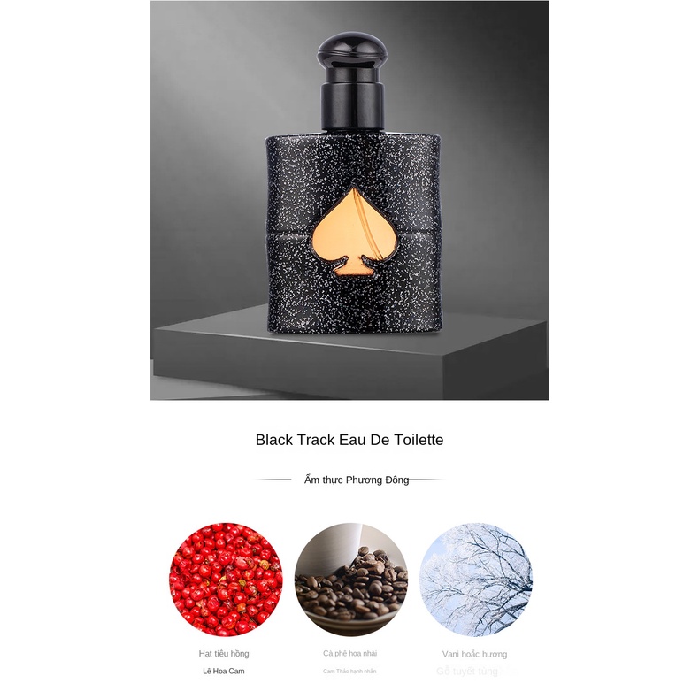 Hộp Quà Tặng Nước Hoa Bốn Mảnh Lâu Phai Màu Cà Phê Đen Eau de Parfum