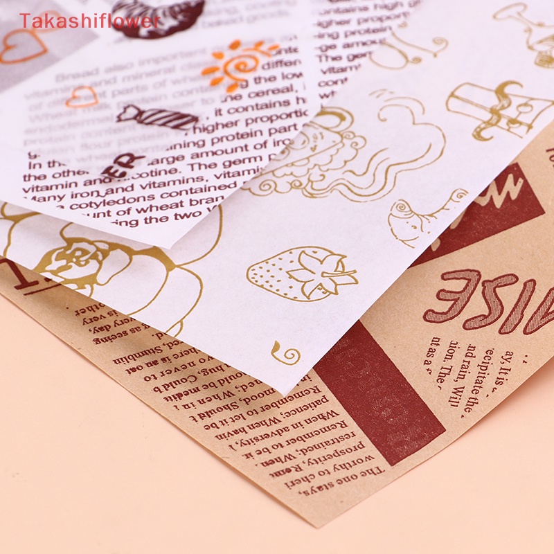 Set 50 Tờ Giấy Lót Hộp Bánh Chống Dầu Tiện Dụng