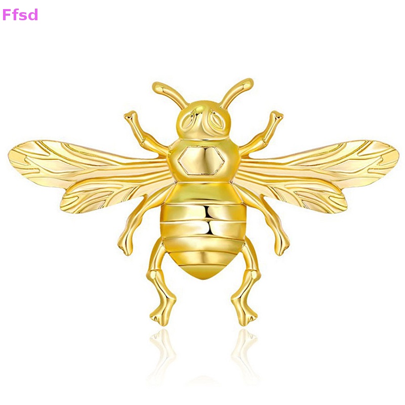 Ghim Cài Áo Hình Con Ong Bằng Hợp Kim Phong Cách Retro Dành Cho Nữ