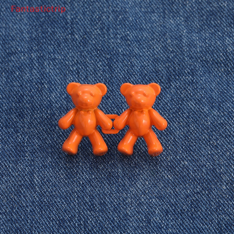 1 Cặp Khóa Thắt Lưng Quần Jean Không Cần Đóng Đinh Tháo Rời Được Fantastictrip [Fantastictrip] Mới