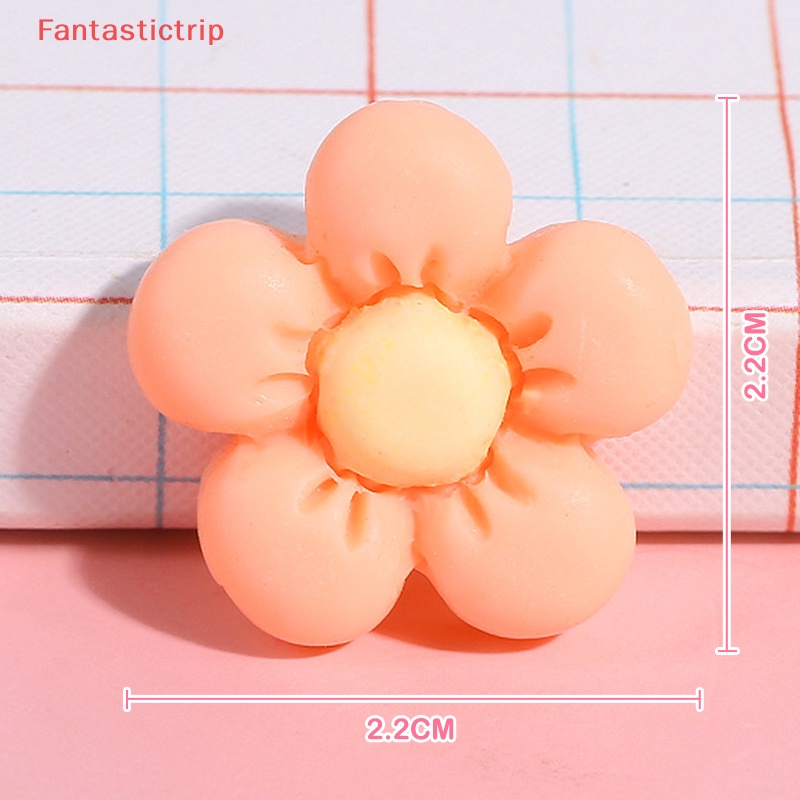 [Fantastictrip] Set 10 Kẹp Tóc Hình Hoa Hướng Dương Chất Lượng Cao Có Nam Châm Trang Trí Tủ Lạnh / Kẹp Tóc / Điện