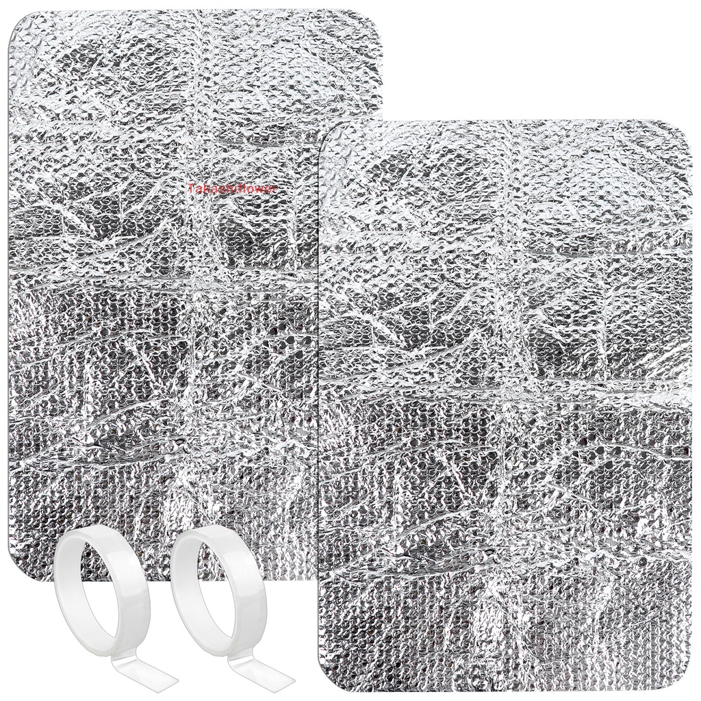 Set 2 Tấm Che Cửa Sổ Dày 6Mm Cho Xe Hơi RV 24.99 "x 16.02"