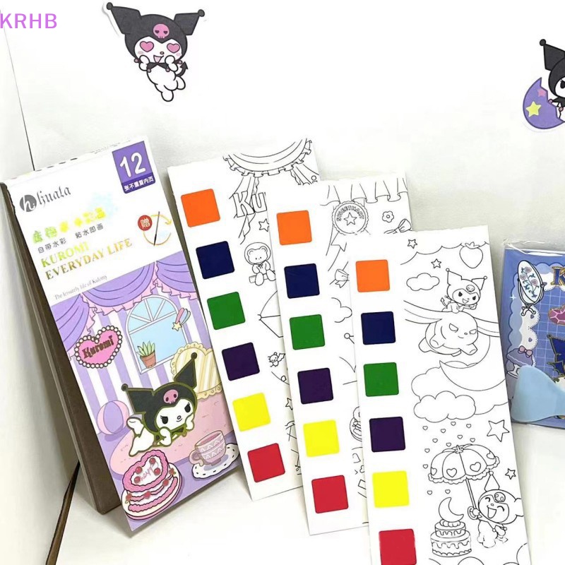 Krhb Kawaii Phim Hoạt Hình Doodle This Anime Kuromi Come with Tô Màu Nước Mới