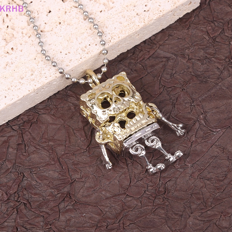 Vòng cổ Mặt Vuông Phong Cách Hip Hop Rock Punk Mới