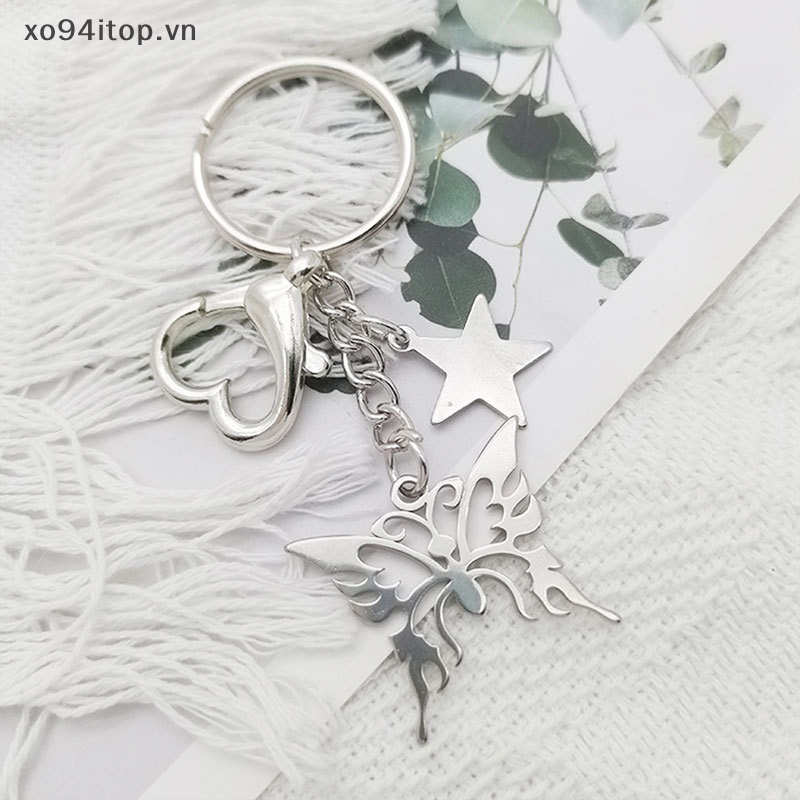 Móc Khóa Điện Thoại XOITOP Pink Y2K Hình Chữ Ch Dễ Thương Phong Cách Hàn Quốc Cho Nữ