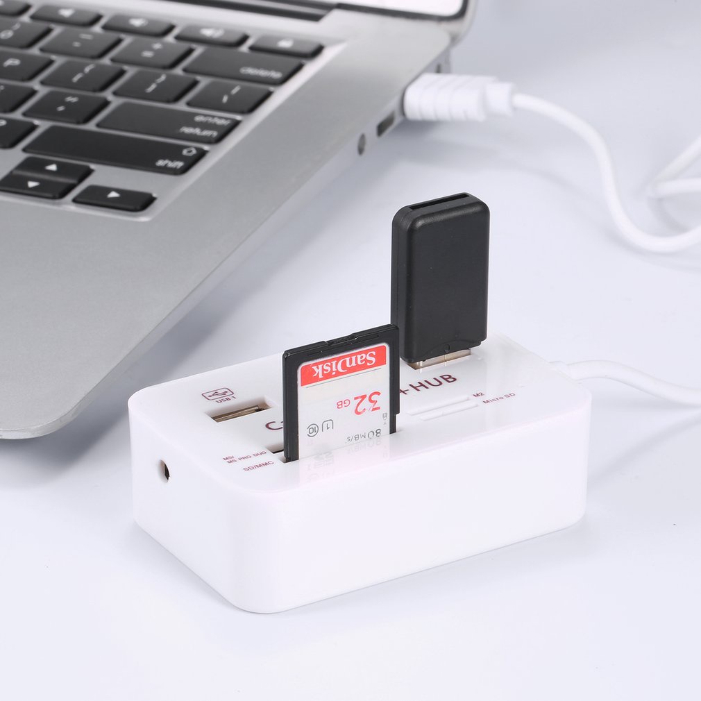 Usb 3.0 Hub 3 Ports Multiport Multifunctional Tf Card Reader Splitter Adapter Computer Pc Laptop Accessories [Q/6]