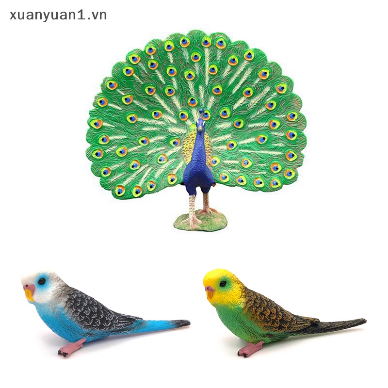 Xuan Tượng Mô Hình Chim Công Nông Trại Sống Động Như Thật