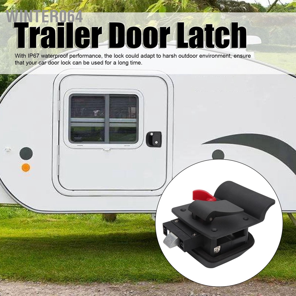 Winter064 Cơ RV Chốt Cửa Mái Chèo Nhập Thay Thế Cho Người Cắm Trại 5th Bánh Xe Kéo