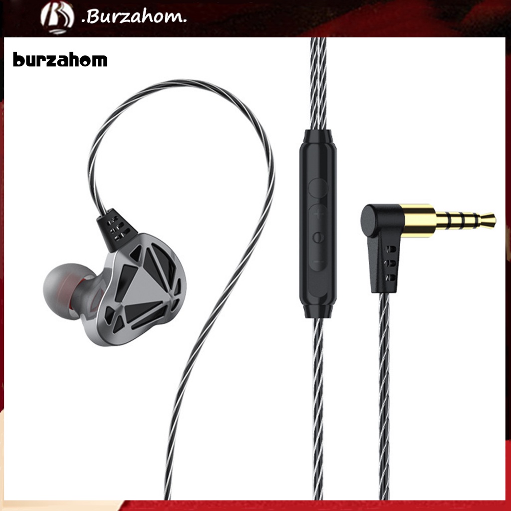 Tai Nghe Nhét Tai Jack 3.5mm Âm Thanh HiFi Bur F5 / 3.5mm Chuyên Dụng Cho Điện Thoại