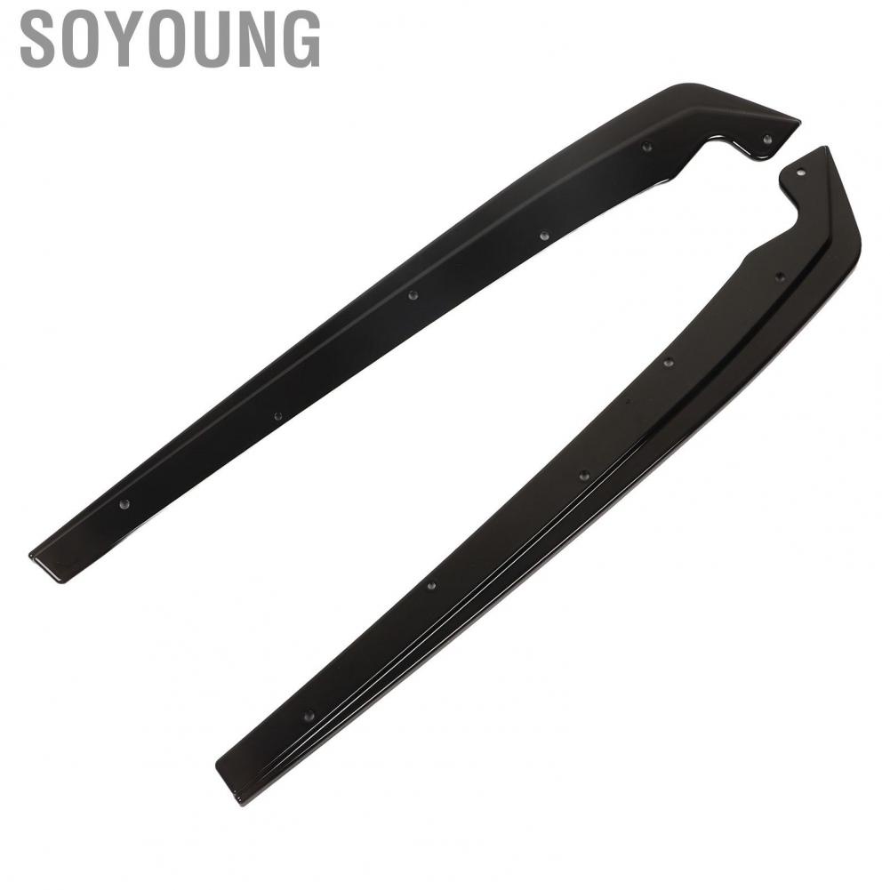 Soyoung Bumper Corner Guard Rear Bumper Spoiler Sporty Look Aerodynamic Design for 5 Series G30 Sedan M Sport