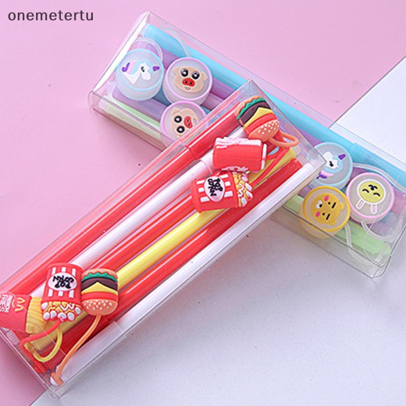 Onemetertu set 6 Bút Mực Nước Hoạt Hình Có Thể Xóa Được Dành Cho Học Sinh / Văn Phòng