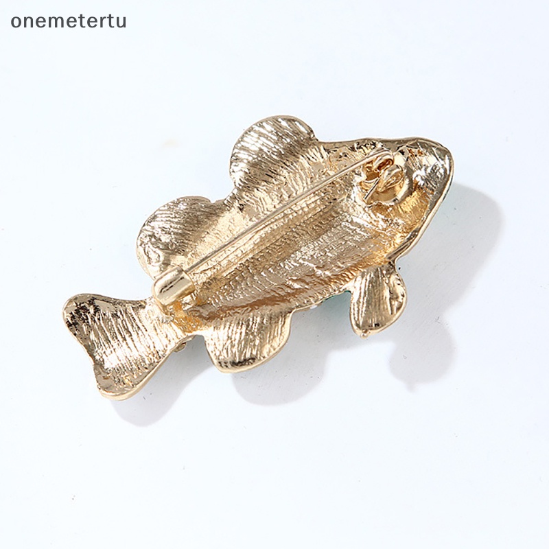 Ghim Cài Áo Hình Cá Đính Đá Thời Trang Dành Cho Nữ