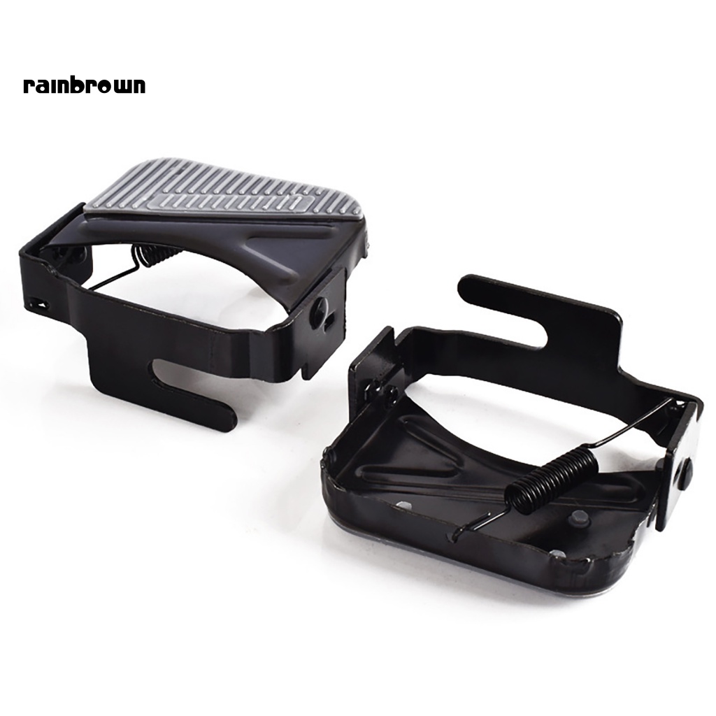 1 Cặp Bàn Đạp Xe Đạp Bằng Thép Mangan Chống Trượt Thông Dụng