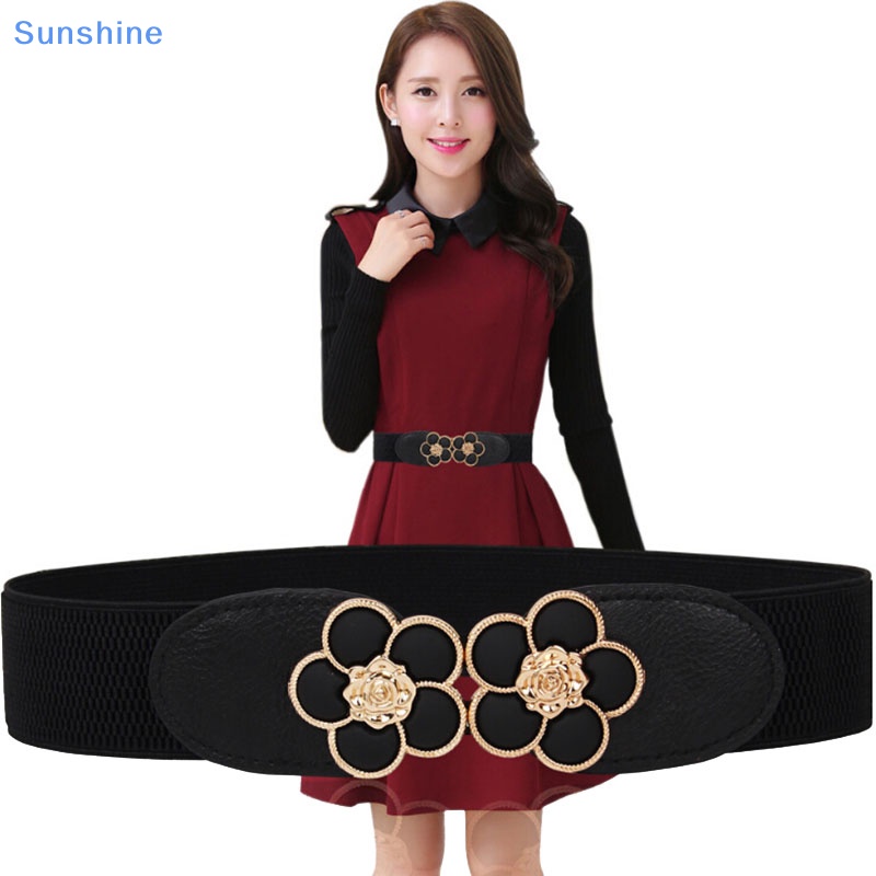 Thắt Lưng Bản Rộng Co Giãn Thanh Lịch Cho Nữ Mặc Đầm