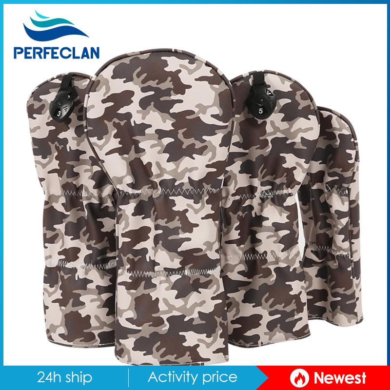 Set 4 Vỏ Bọc Đầu Gậy Đánh Golf Bằng Da Cho Nữ