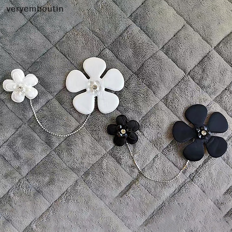 1 Trâm Cài Áo Hình Bông Hoa Đính Đá Thời Trang