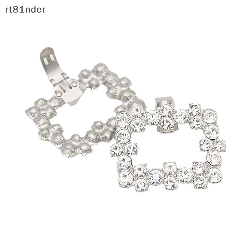 Rt 1 Kẹp Tóc Hình Giày Cao Gót Đính Đá / Ngọc Trai Lấp Lánh Trang Trí Đám Cưới Cho Nữ