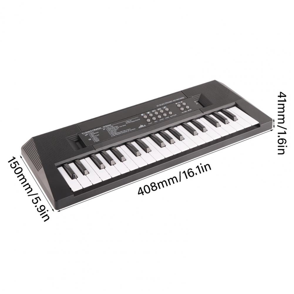 Bàn Phím Điện 37 Đàn Piano Nhạc Cụ Đồ Chơi Cho Trẻ Em Chức Năng Ghi Âm Micro AKOASM