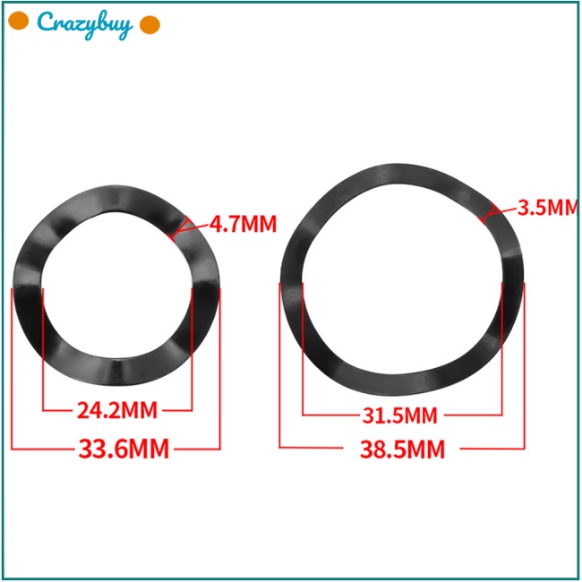 Cr Set 5 Vòng Đệm Trục Khuỷu 24mm 30mm Bb30 Pf30 Bb386 Cho Xe Đạp Leo Núi