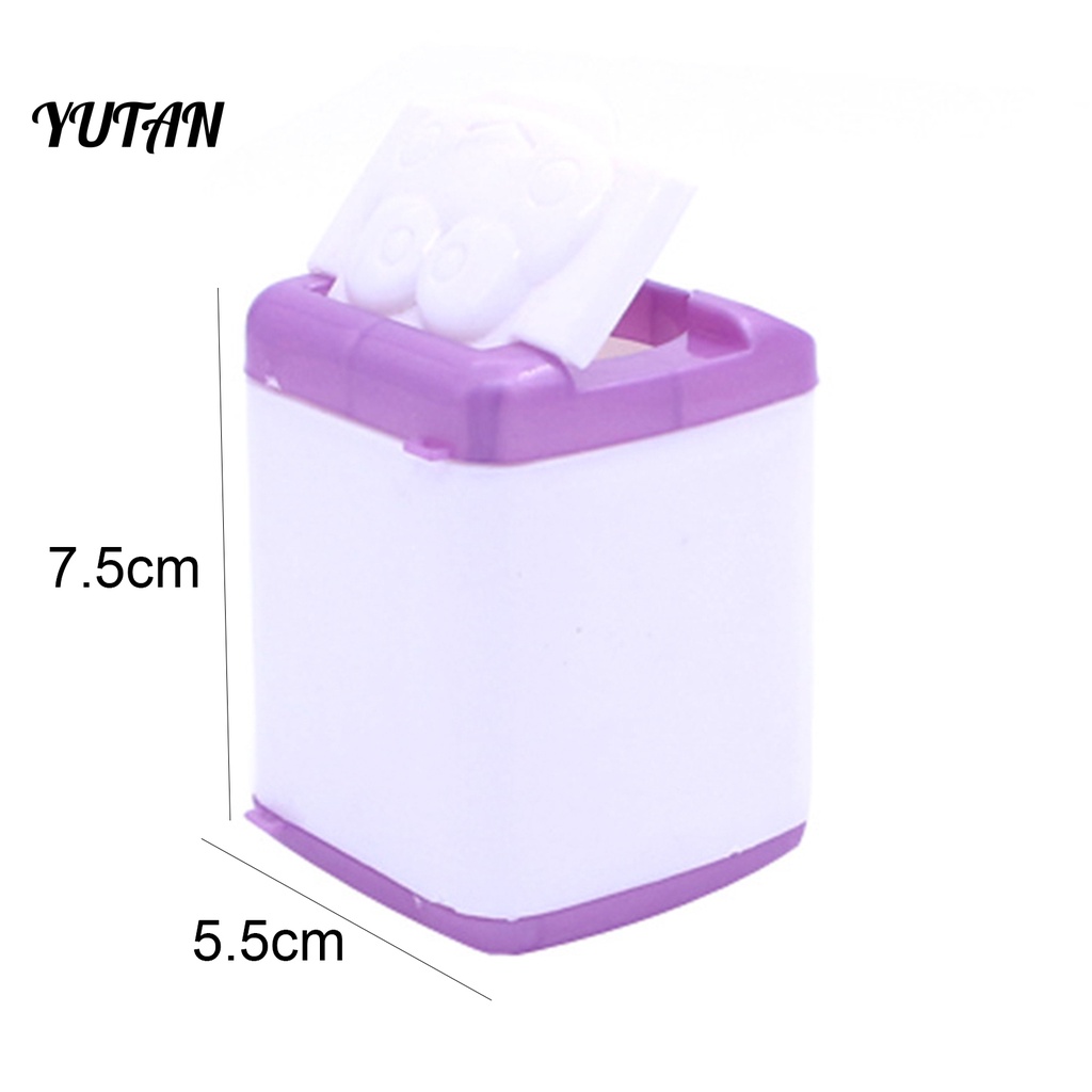 Yutan-doll Máy Giặt Đồ Chơi Mini Bằng Silicon Dễ Thương Lên Màu Nhanh Cho Nhà Búp Bê