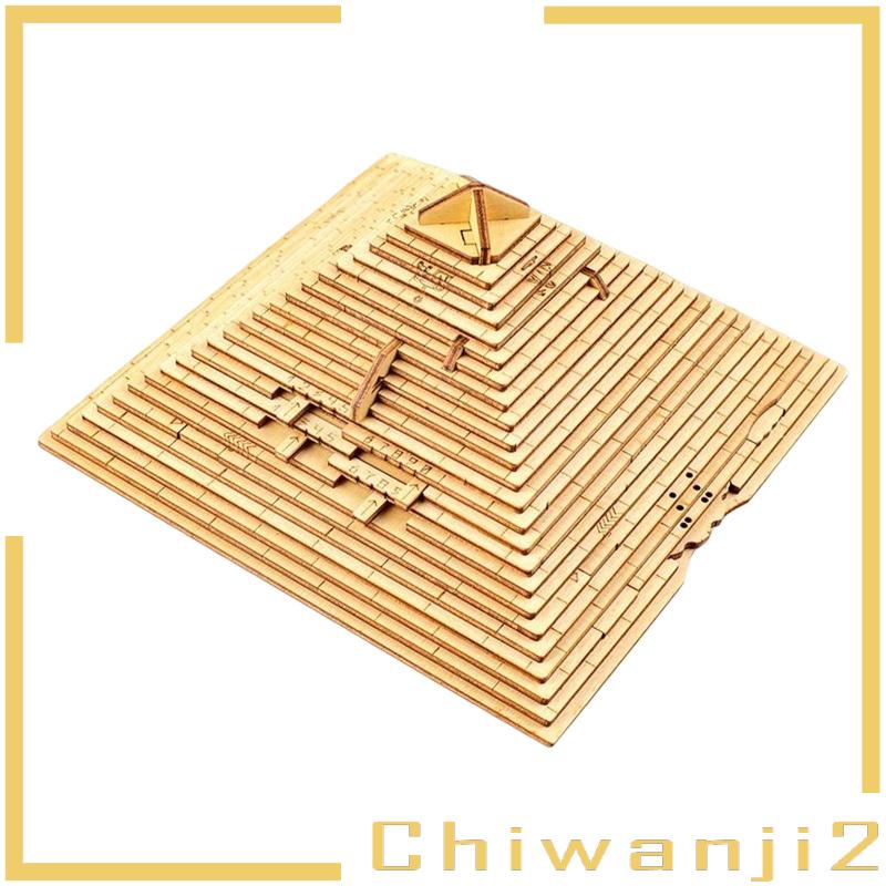 Bộ Đồ Chơi Lắp Ráp Kim Tự Tháp Chiwanji2 Bằng Gỗ