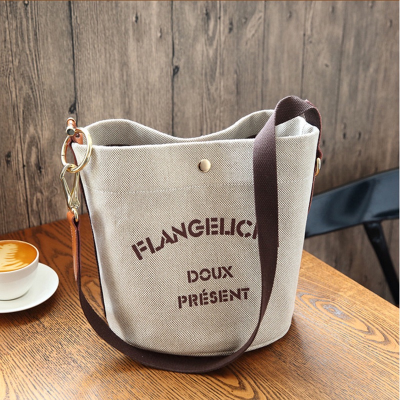 Túi Xách canvas Sức Chứa Lớn Thiết Kế Đơn Giản Dễ Phối Đồ Cho Nữ