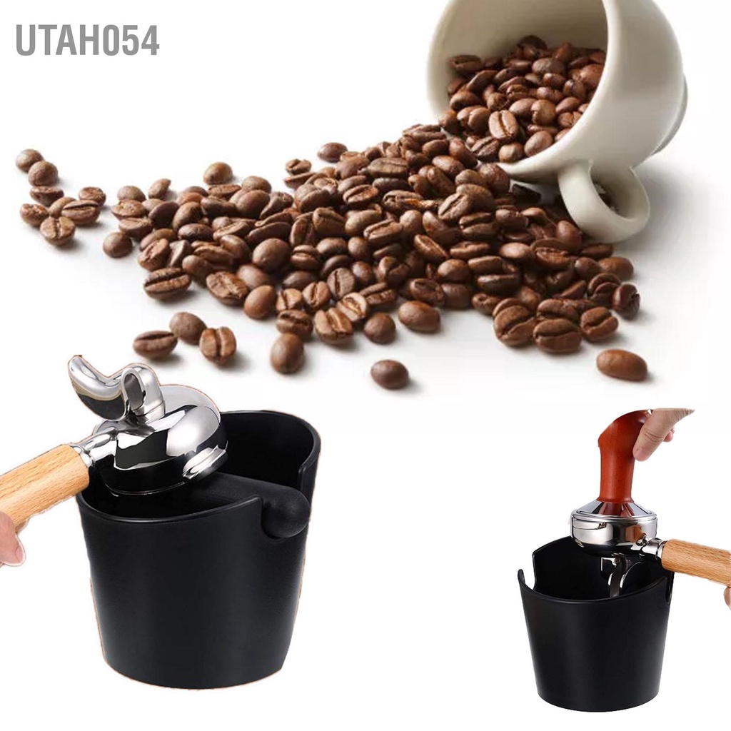 Utah054 Cà Phê Gõ Hộp Silicone Xay Đổ Thùng Đựng Với Thanh Tam Giác Cho Gia Đình Cafe