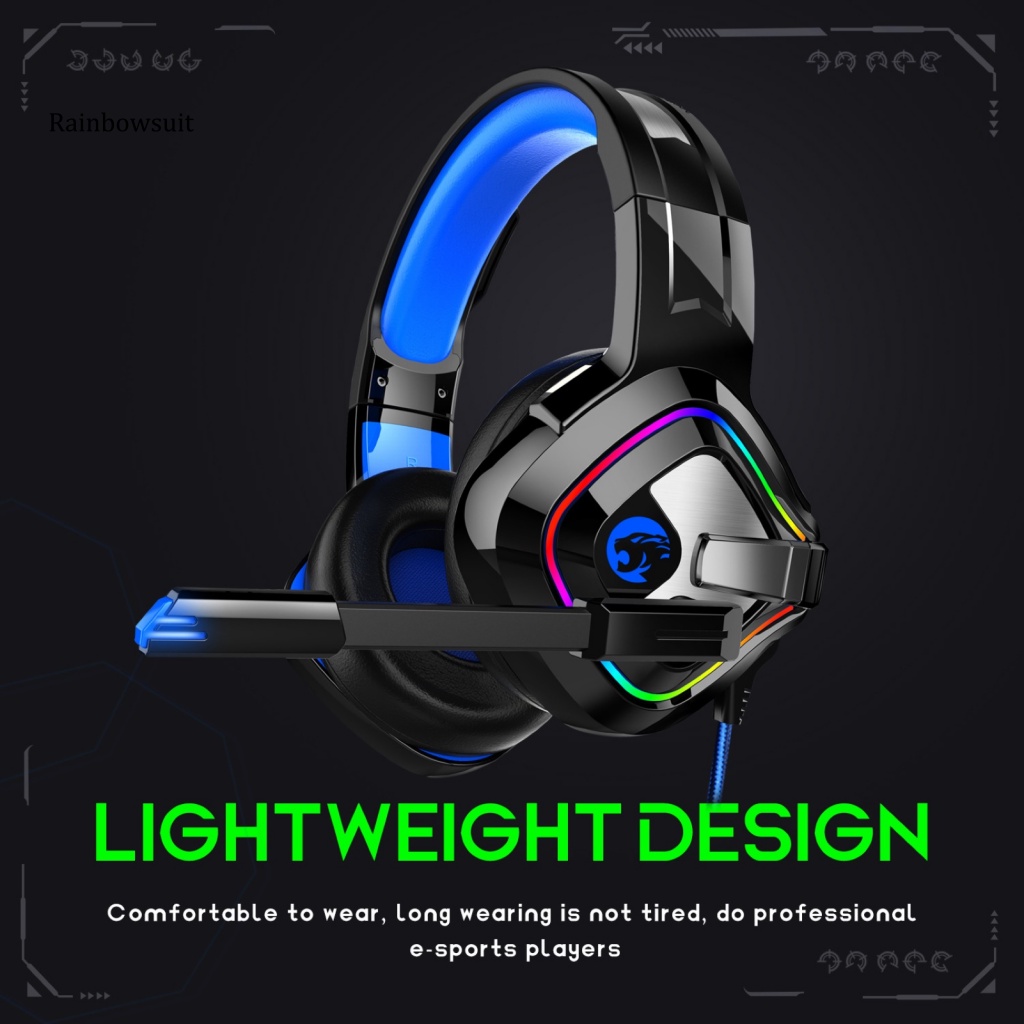Tai Nghe Chụp Tai A66 Có Dây Âm Thanh Siêu Trầm RGB Jack 3.5mm Giảm Tiếng Ồn Có Mic Cho Máy Tính