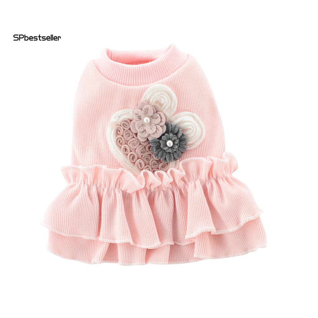 Spbestsellkr Áo Chui Đầu Thoải Mái Chống Rách Trang Trí Cho Cún Cưng Mặc Hàng Ngày