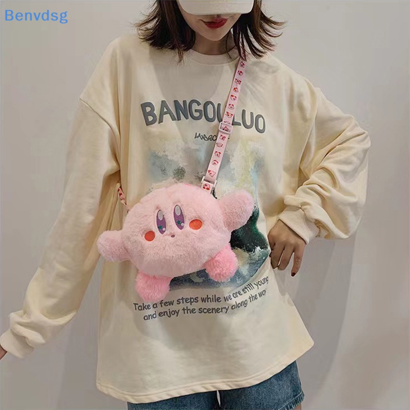 Benvdsg > Túi Đeo Chéo Đựng Điện Thoại / Tiền Xu Hình Ngôi Sao Kirby Nhồi Bông Dễ Thương Thích Hợp Làm Quà Tặng Cho Bé Gái
