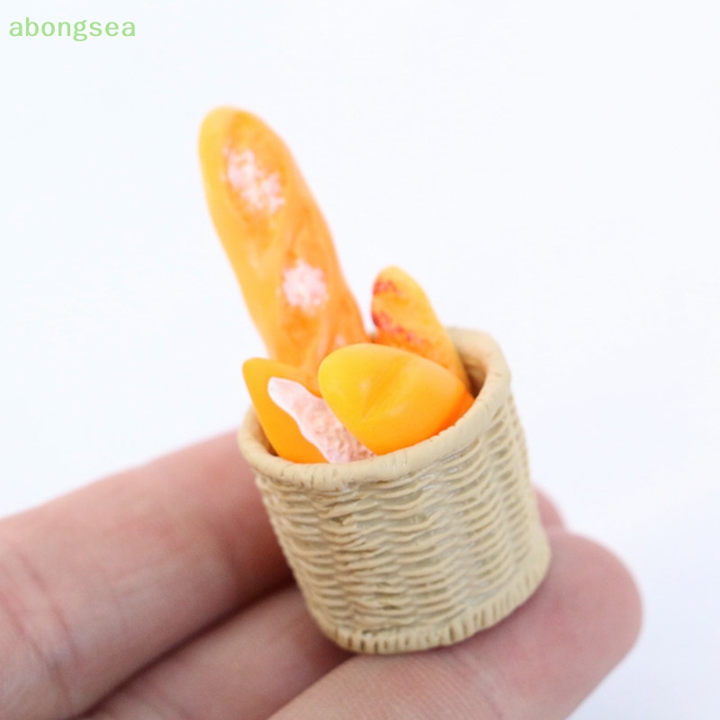 1 Set Giỏ Bánh Mì Đồ Chơi Búp Bê Cỡ 1 / 12