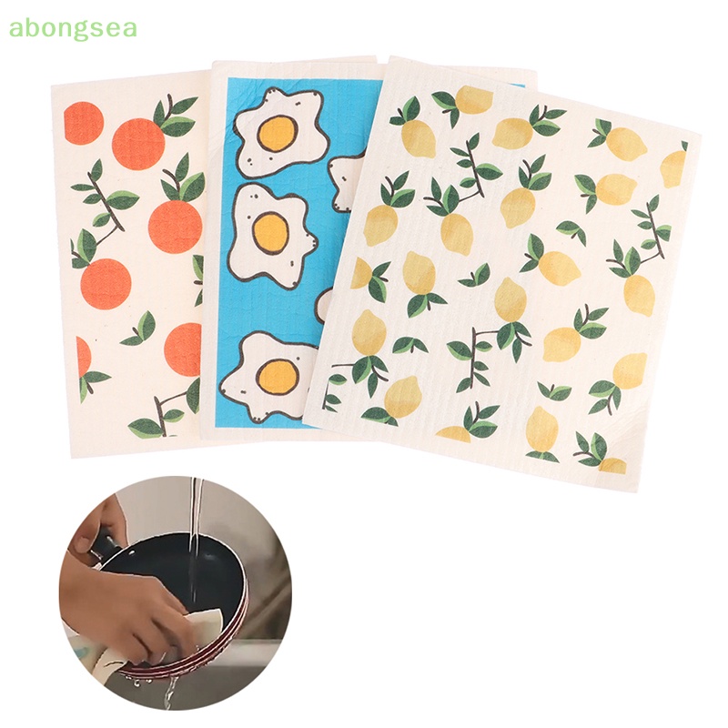 Abongsea Khăn Lau Chén Dĩa Thấm Hút Tốt Tiện Dụng Cho Nhà Bếp