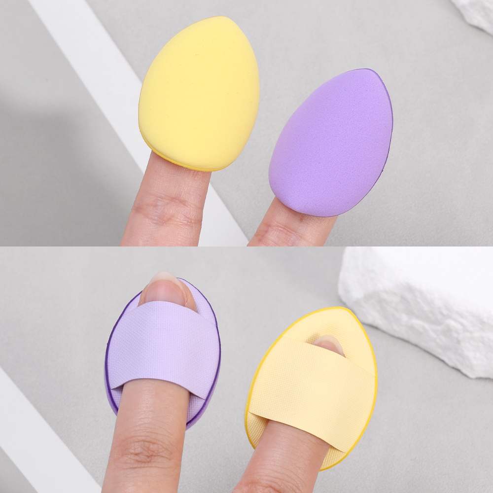 Mút Trang Điểm Hình Giọt Nước Đeo Ngón Tay Mini Tiện Lợi
