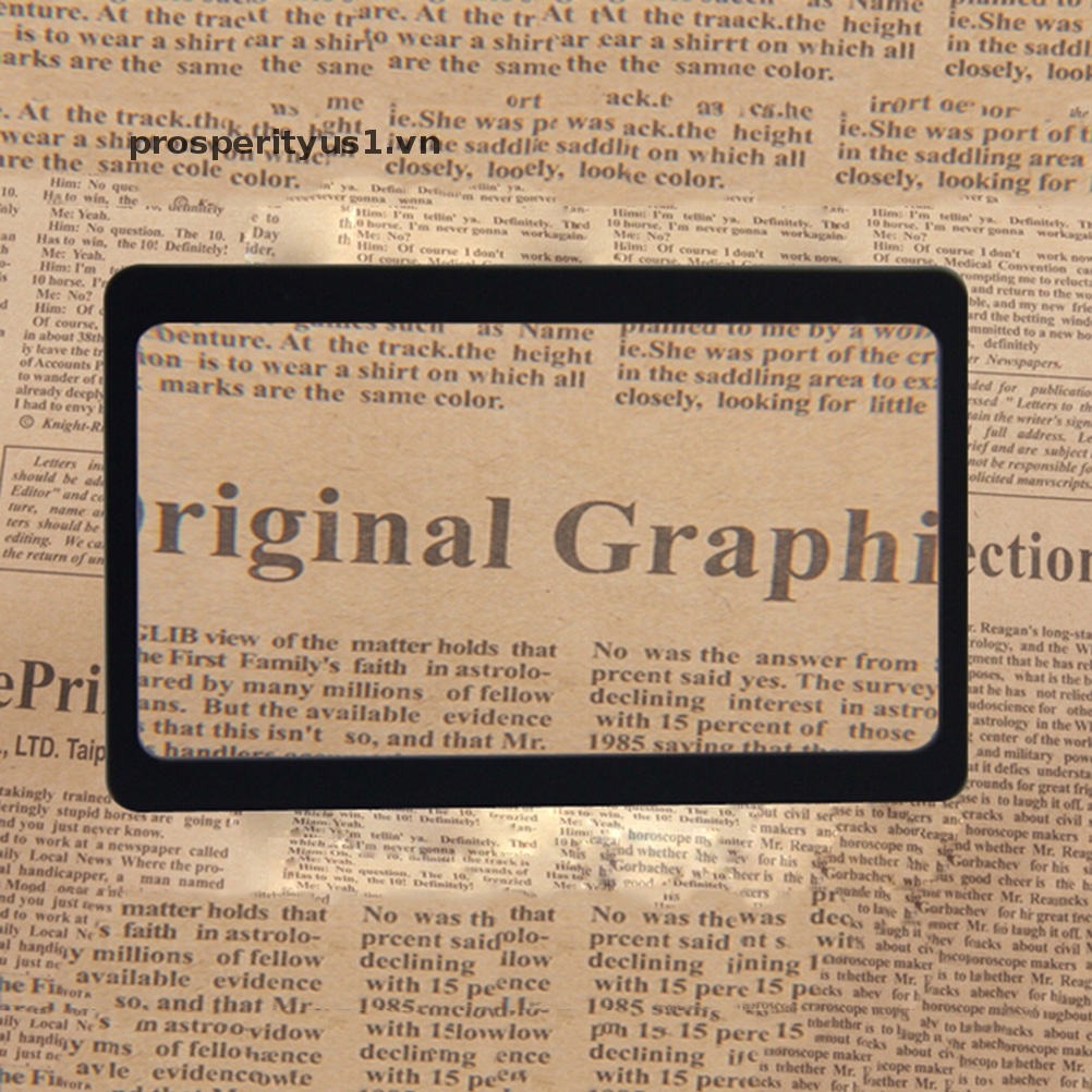 Kính Lúp Phóng Đại 1 [3X Bỏ Túi Dạng Ví Kẹp Tiện Dụng