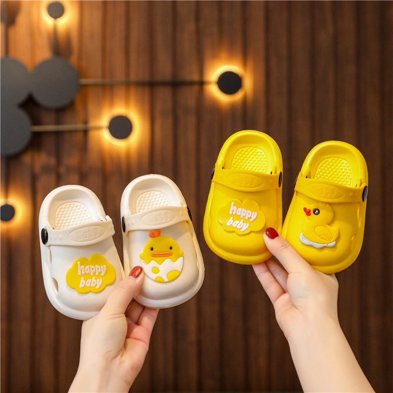 Dép Đi Trong Nhà Đế Mềm Chống Trượt Họa Tiết Hoạt Hình Dễ Thương Cho Bé