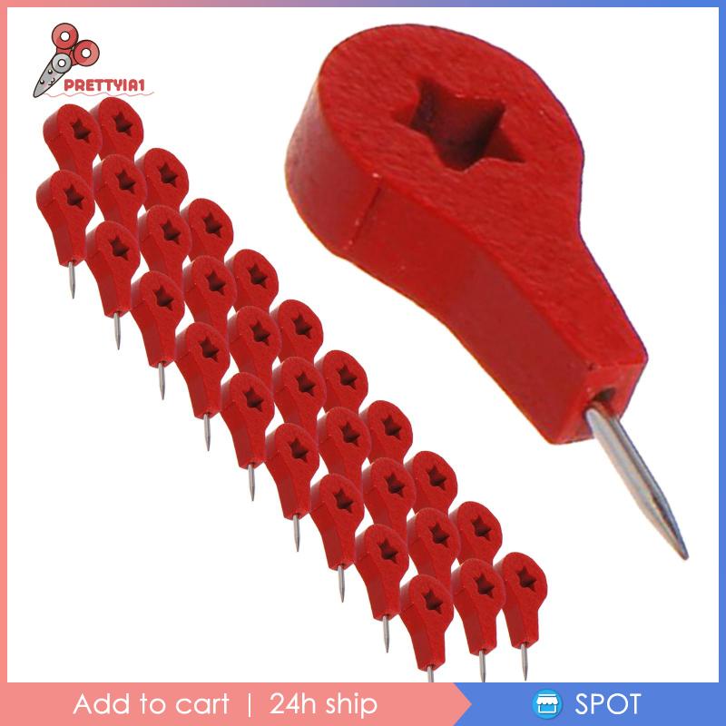 [Prettyia1] Set 30 Nút Bần Nhấn Cái Chuyên Dụng Cho Tường Thủ Công