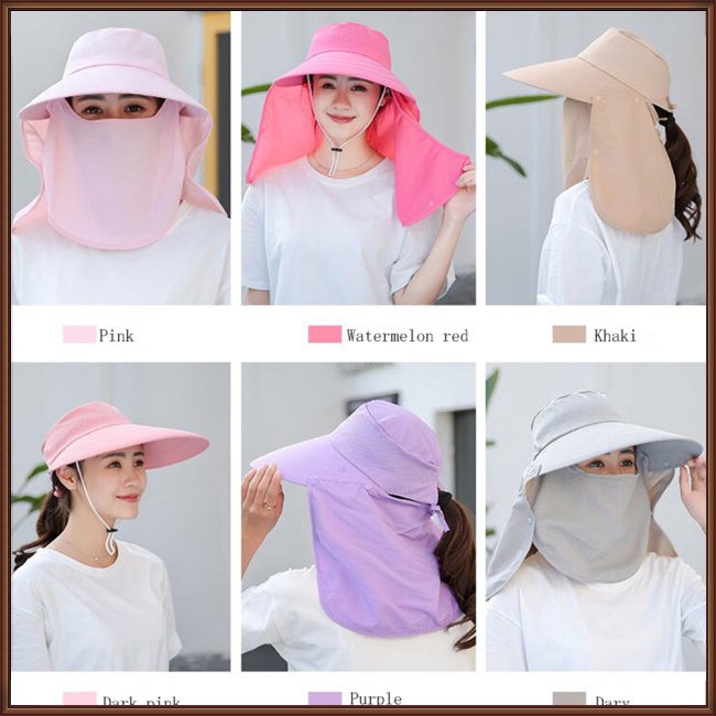 Mũ Rộng Vành Chống Tia UV Thiết Kế Đơn Giản Thời Trang Đi Biển Mùa Hè