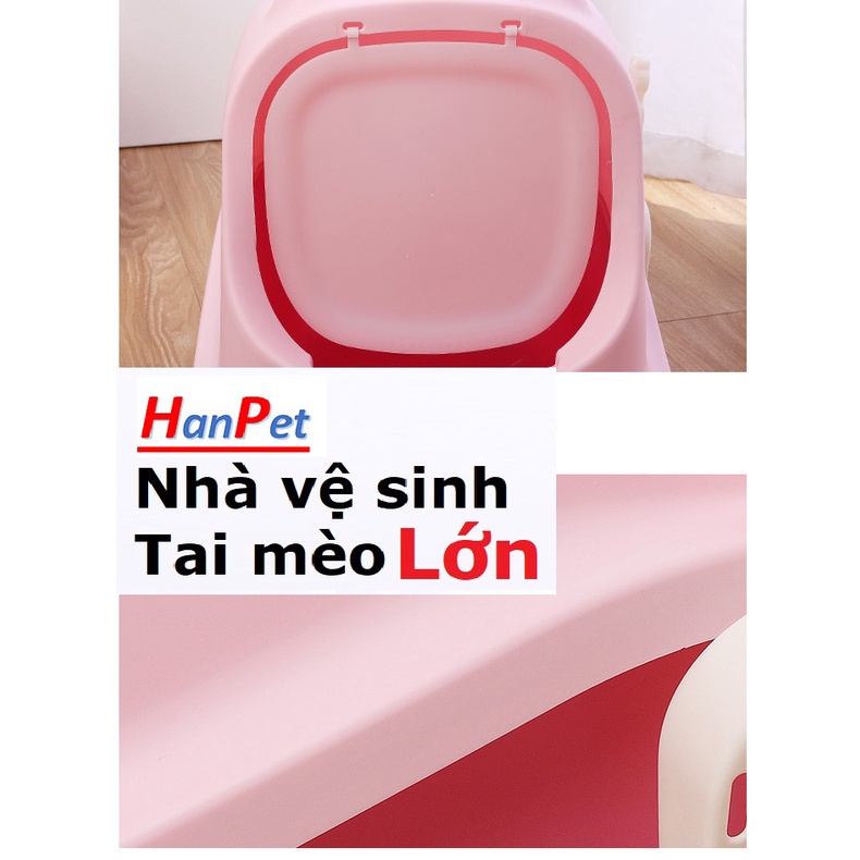 Nhà vệ sinh cho mèo Orgo siêu lớn (tai mèo )