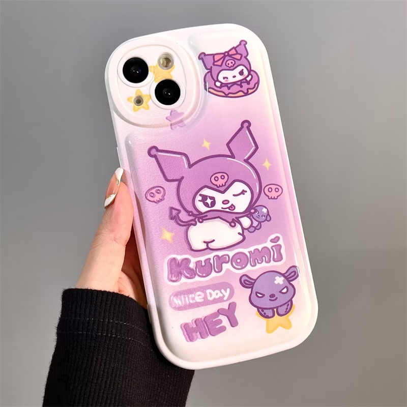 Ốp Điện Thoại Cao Cấp Có Giá Đỡ Hình Melodi Kuromi 3D Cho Redmi K30 K40 Pro Note 9 9T 10 11 11T 5G