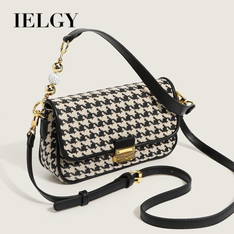 Ielgy Túi Xách Đeo Vai Thời Trang Cao Cấp Phong Cách retro Nhỏ Nhắn Dễ Phối Đồ Dành Cho Nữ