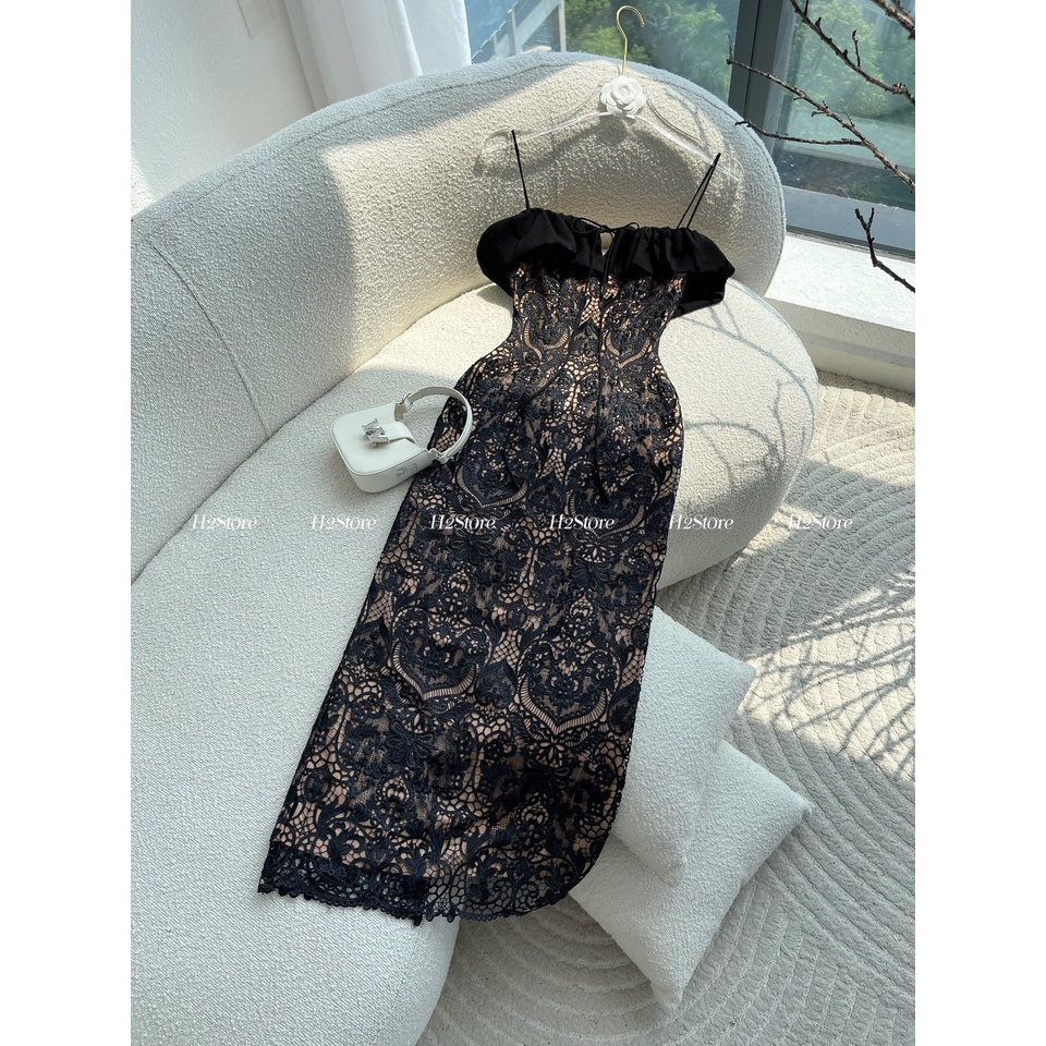 ĐẦM REN 2 DÂY   -  J04442