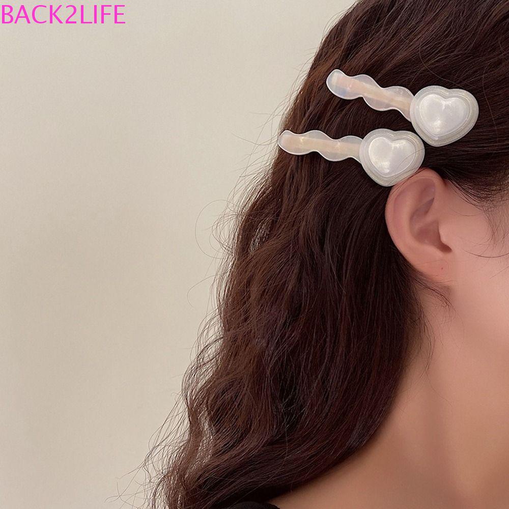 Kẹp Tóc Hình Mỏ Vịt Nhỏ Nhắn Xinh Xắn Phong Cách Hàn Quốc Dành Cho Bé Gái BACK2LIFE Y2K Acetate
